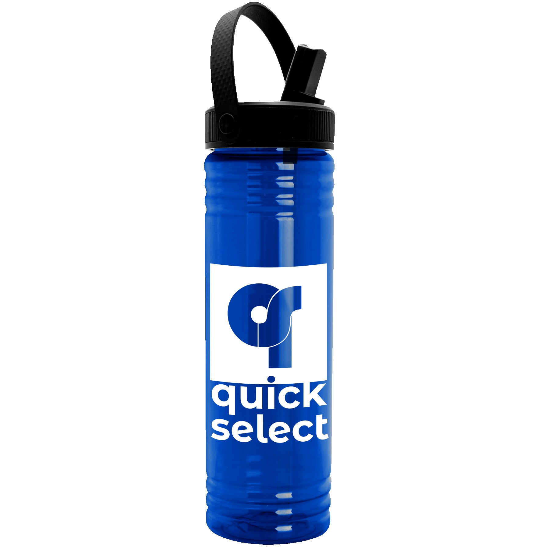 Garyline® Slim Fit Bottle with Flip-Straw, Swivel-Handle Lid - 24 oz. 2