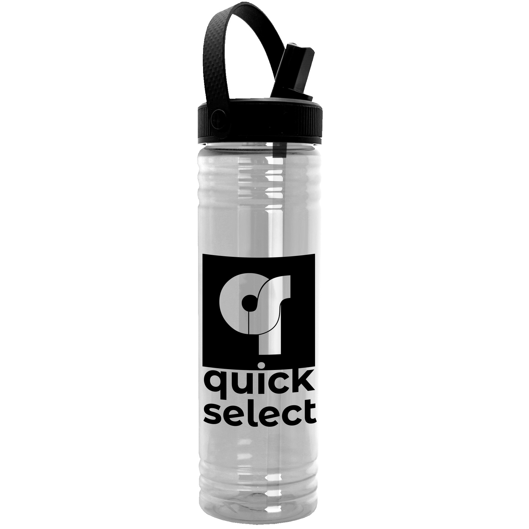 Garyline® Slim Fit Bottle with Flip-Straw, Swivel-Handle Lid - 24 oz. 2