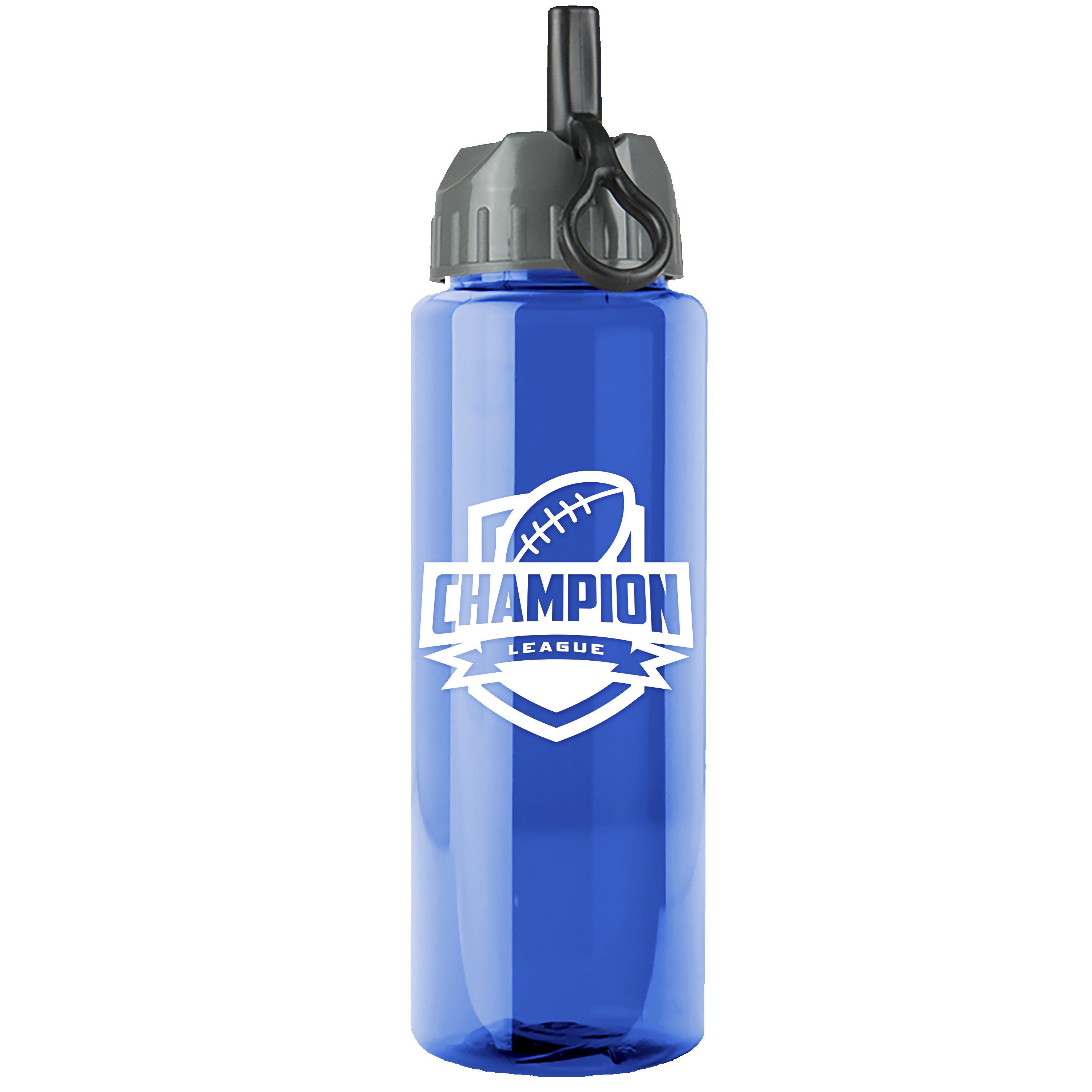 Garyline® Guzzler Bottle with Ring-Straw Lid - 32 oz. 2
