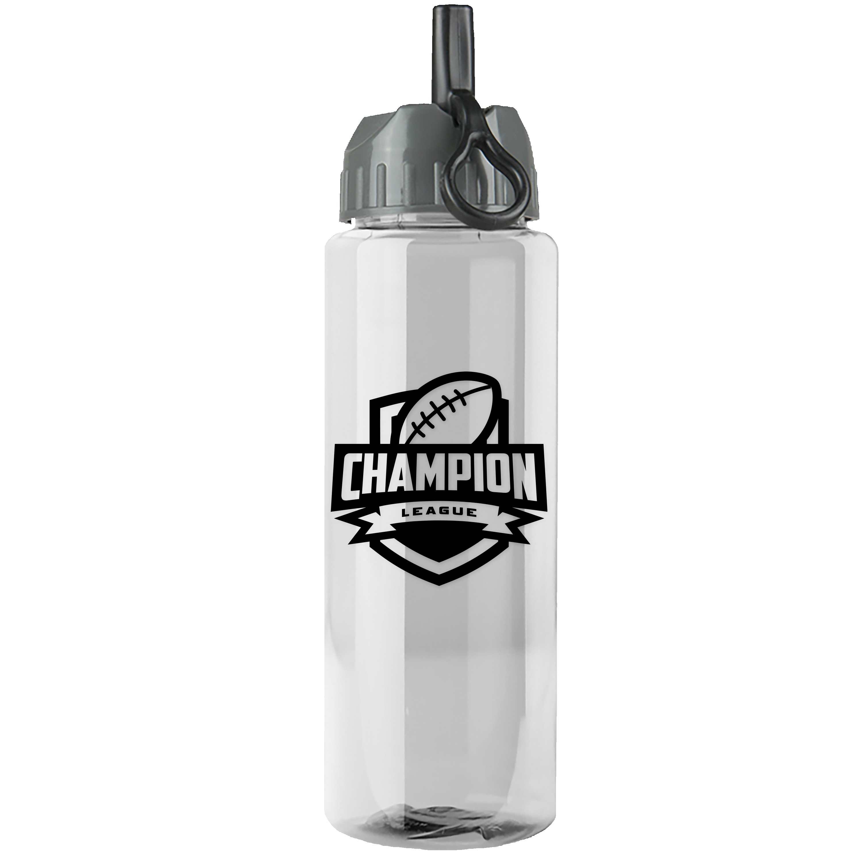 Garyline® Guzzler Bottle with Ring-Straw Lid - 32 oz. 2