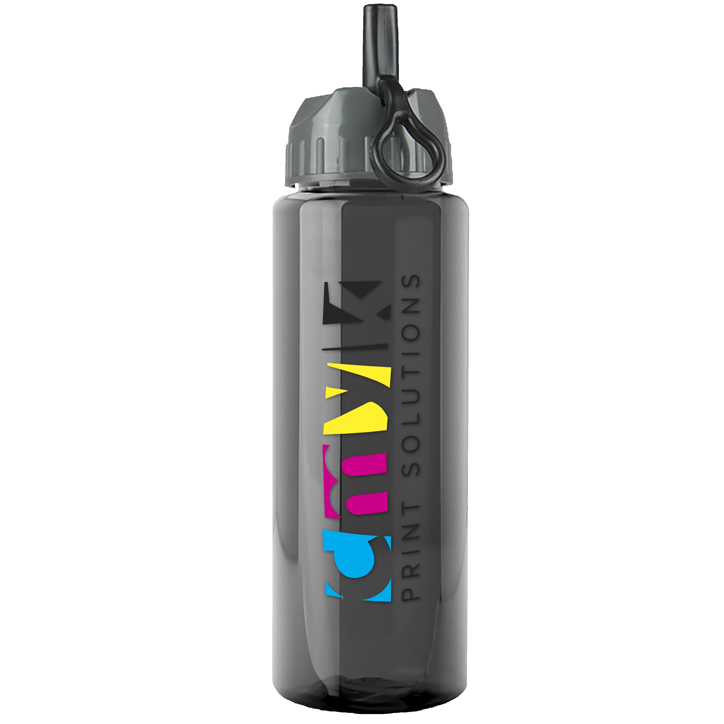 Garyline® Guzzler Bottle with Ring-Straw Lid - 32 oz. 2