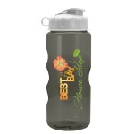 Garyline® Mini Mountain Tritan® Bottle with Infuser and Flip Lid - 22 oz. - TRB22FI_smoke_bottle_white_lid_full.png Garyline® Mini Mountain Tritan® Bottle with Infuser and Flip Lid - 22 oz. - TRB22FI_smoke_bottle_white_lid_full.png