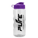 Garyline® Mini Mountain Tritan® Bottle with Infuser and Flip Lid - 22 oz. - TRB22FI_clear_bottle_violet_lid_1c.png Garyline® Mini Mountain Tritan® Bottle with Infuser and Flip Lid - 22 oz. - TRB22FI_clear_bottle_violet_lid_1c.png