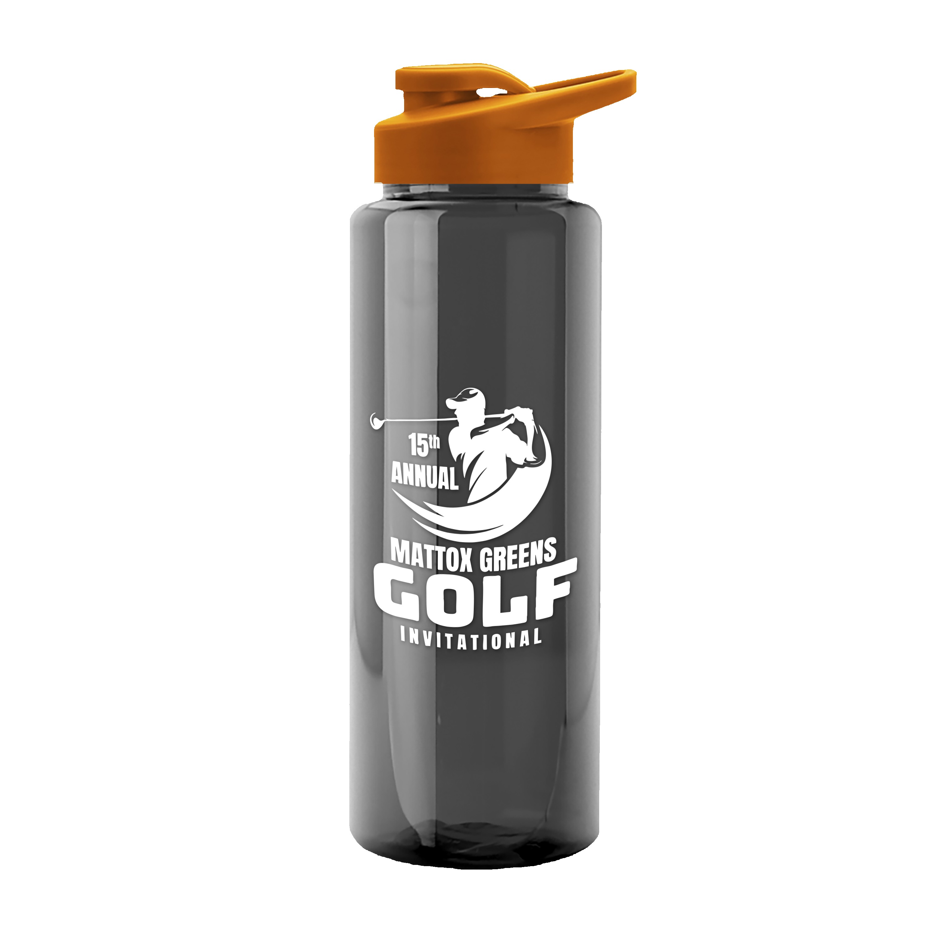 Garyline® Guzzler Bottle with Drink-Thru Lid - 32 oz. 2
