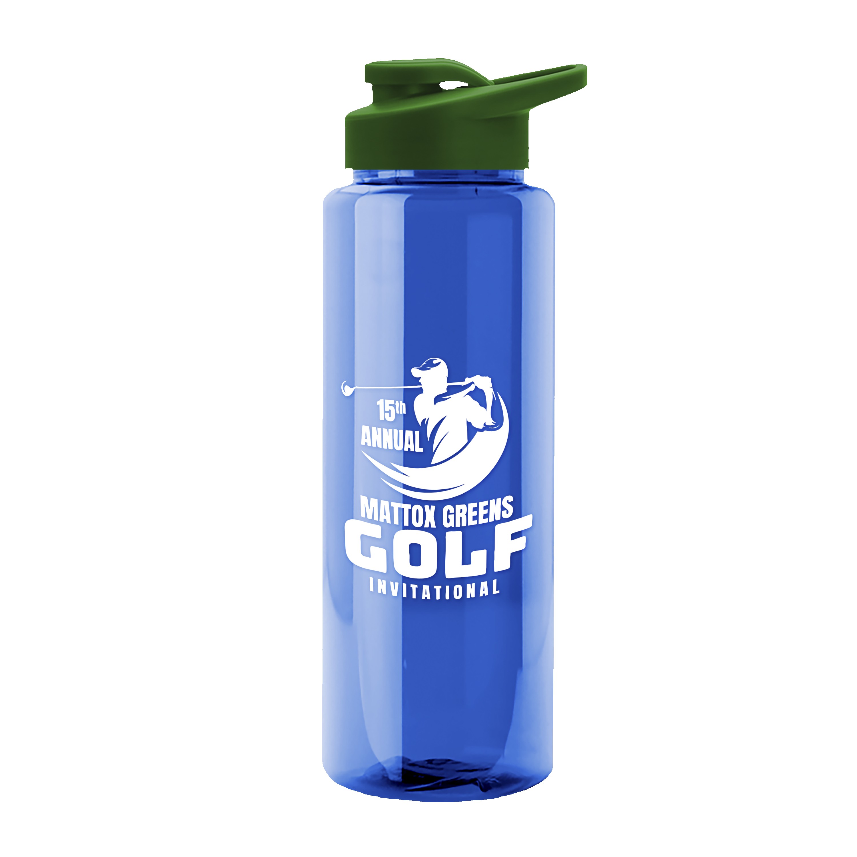 Garyline® Guzzler Bottle with Drink-Thru Lid - 32 oz. 2