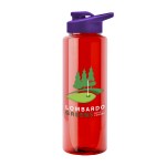 Garyline® Guzzler Bottle with Drink-Thru Lid - 32 oz. - TB32D_translucentred_bottle_violet_lid_full.png Garyline® Guzzler Bottle with Drink-Thru Lid - 32 oz. - TB32D_translucentred_bottle_violet_lid_full.png