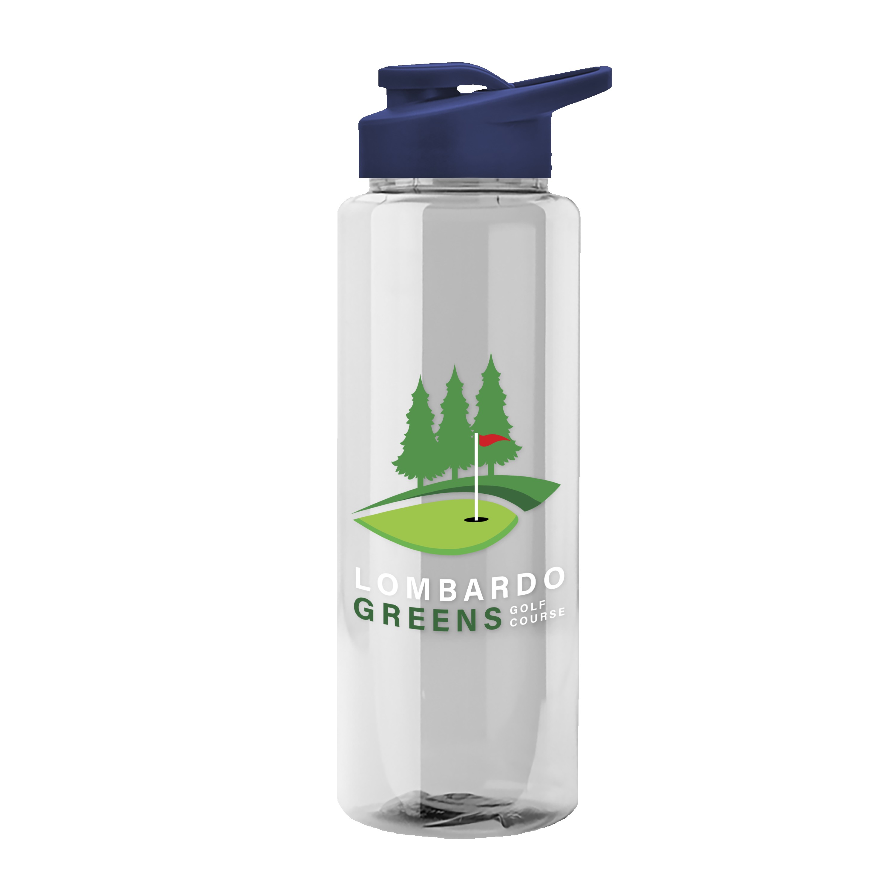 Garyline® Guzzler Bottle with Drink-Thru Lid - 32 oz. 2