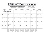 Triumph® Calendars Black & White Desk Pad 2 Triumph® Calendars Black & White Desk Pad 2