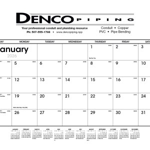 Triumph® Calendars Black & White Desk Pad 2 Triumph® Calendars Black & White Desk Pad 2