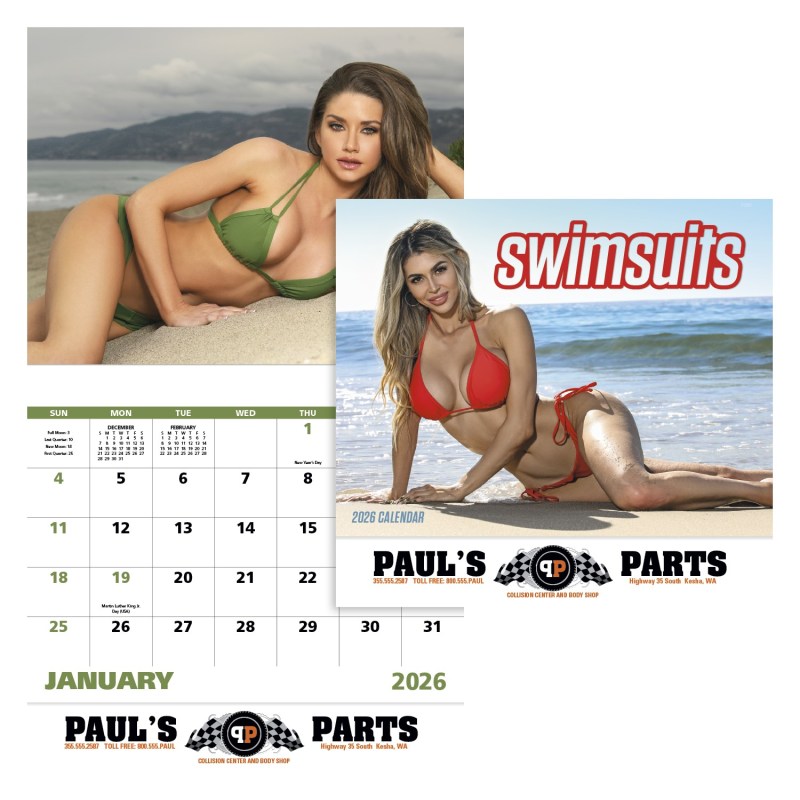 Good Value™ Swimsuits - Stapled Calendar 2 Good Value™ Swimsuits - Stapled Calendar 2