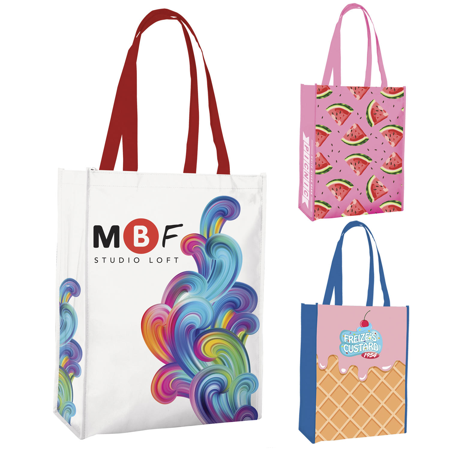 Universal Source® Laminated Non-Woven Portrait Tote 2