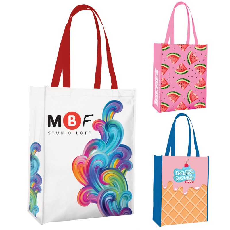 Universal Source® Laminated Non-Woven Portrait Tote 2 Universal Source® Laminated Non-Woven Portrait Tote 2