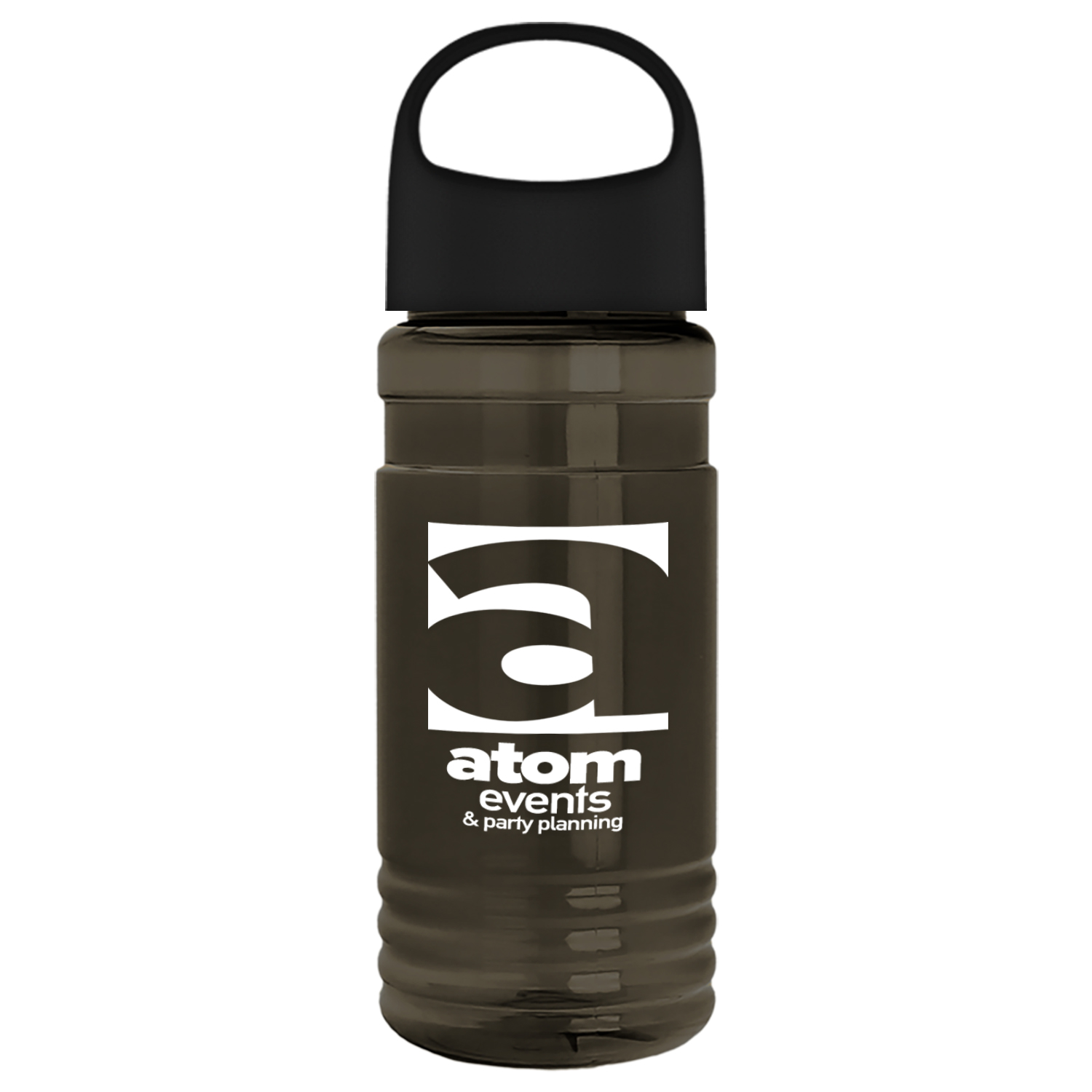 20 Oz. Transparent Sports Bottle w/Oval Crest Lid 1