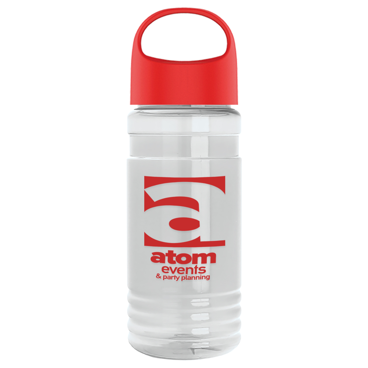 20 Oz. Transparent Sports Bottle w/Oval Crest Lid 1