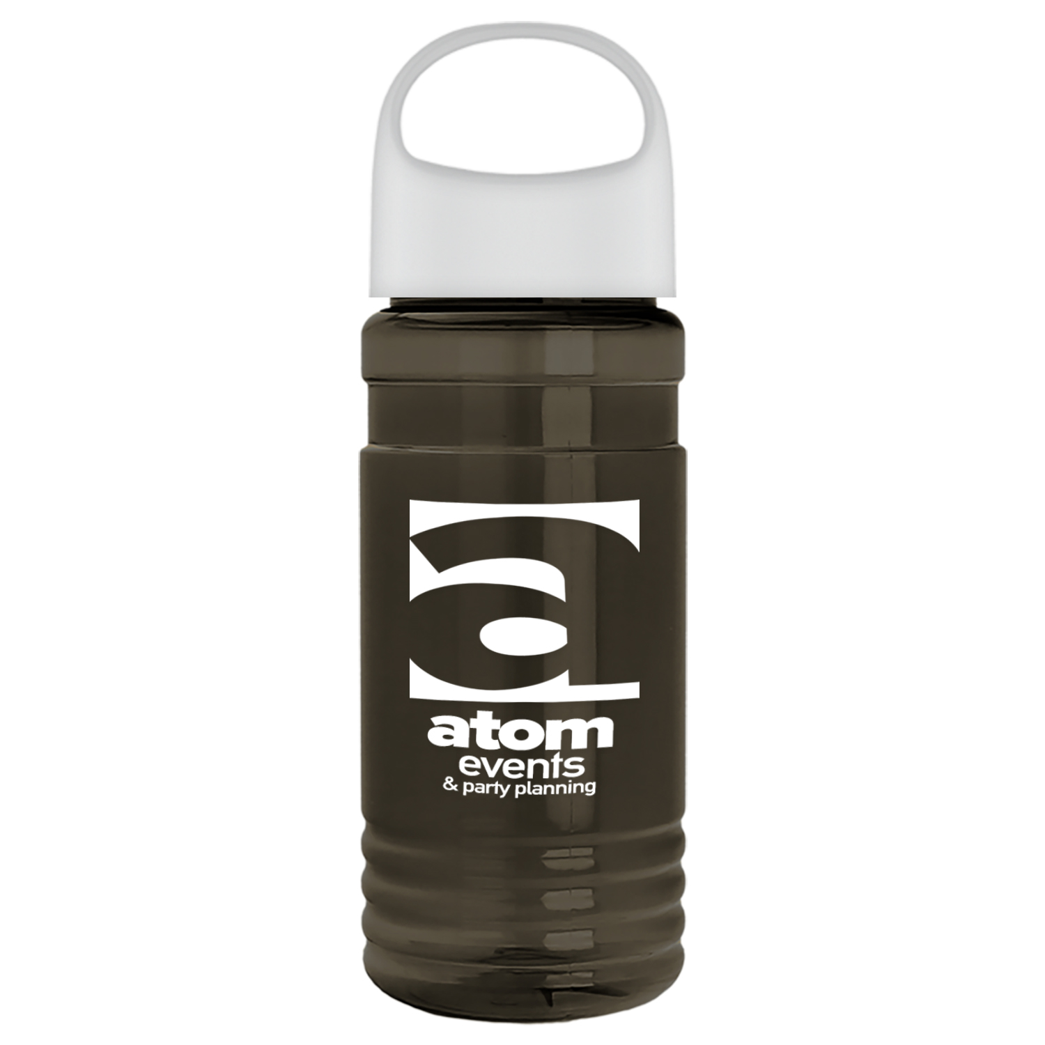 20 Oz. Transparent Sports Bottle w/Oval Crest Lid 1