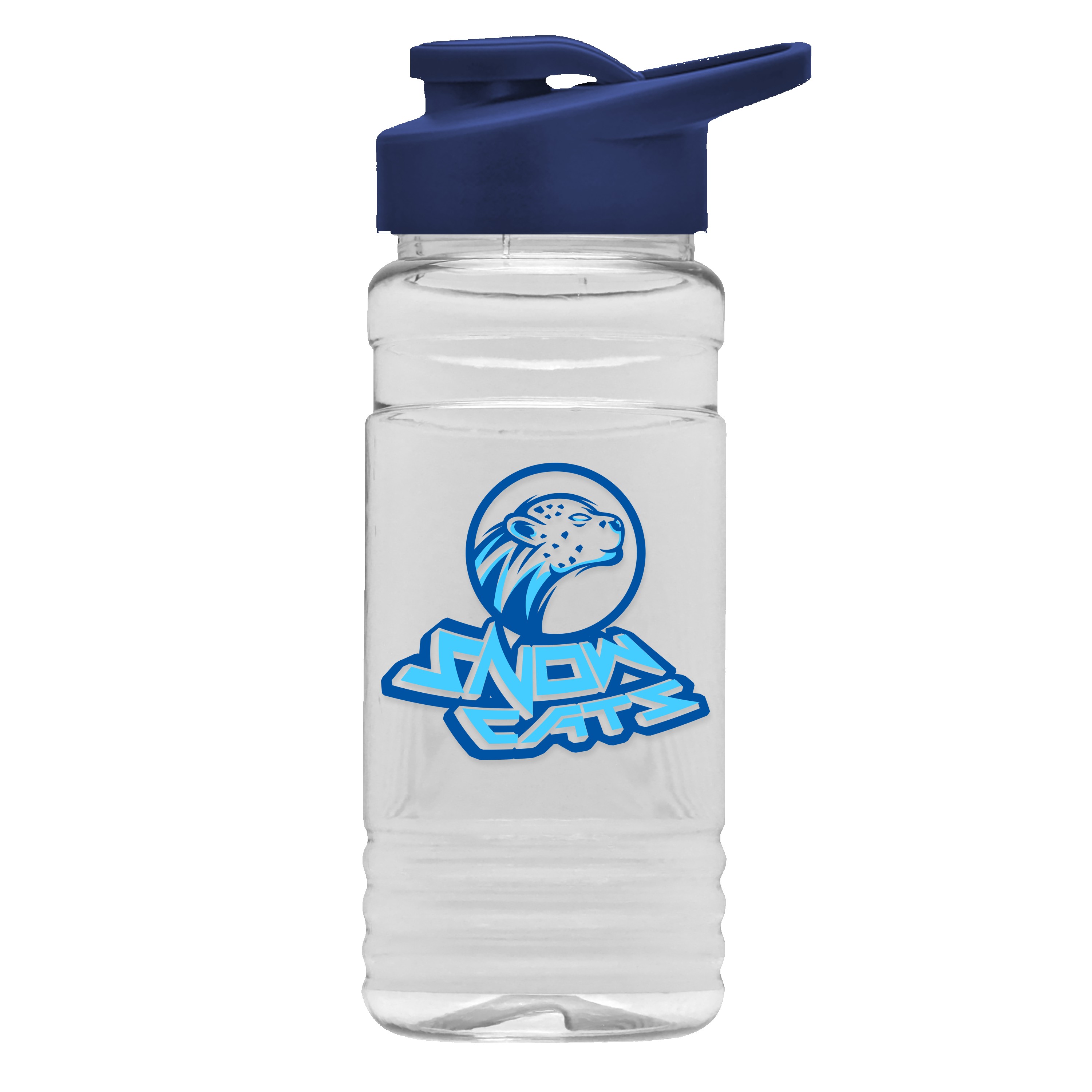 Garyline® Clear Bottle with Drink-Thru Lid - 20 oz. 2