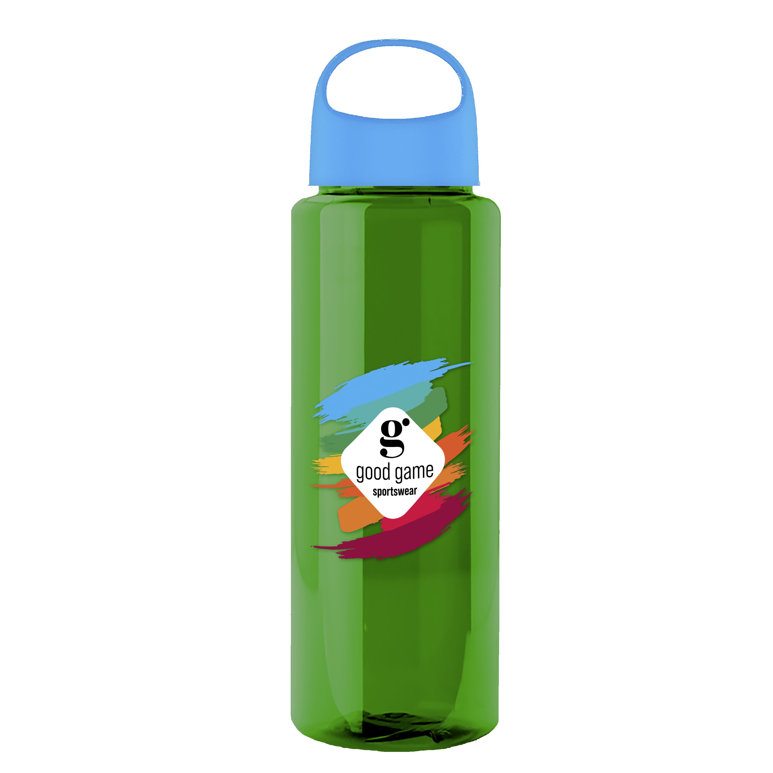 Garyline® Slim Fit RPET Bottle with Oval Crest Lid - 32 oz. 2