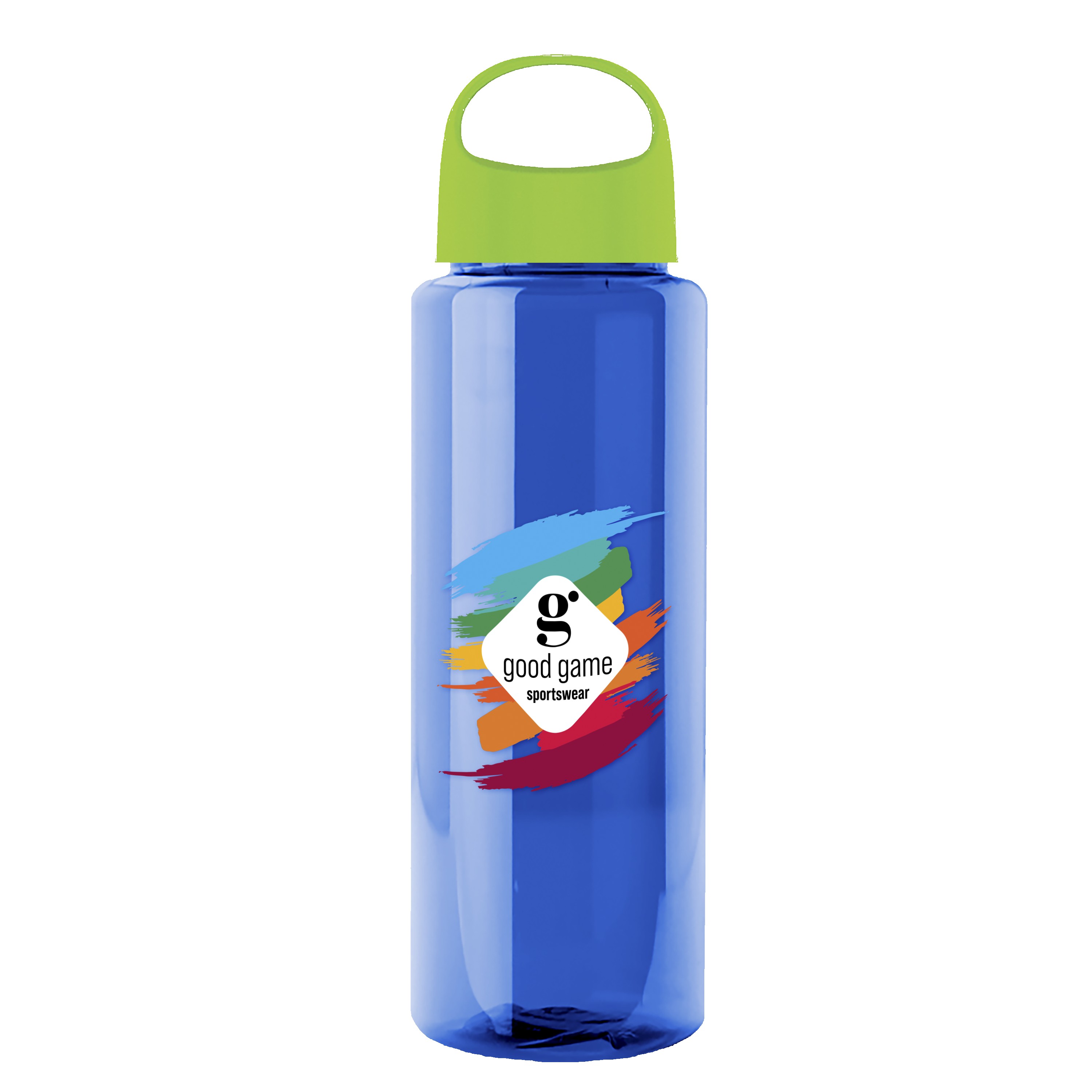 Garyline® Slim Fit RPET Bottle with Oval Crest Lid - 32 oz. 2
