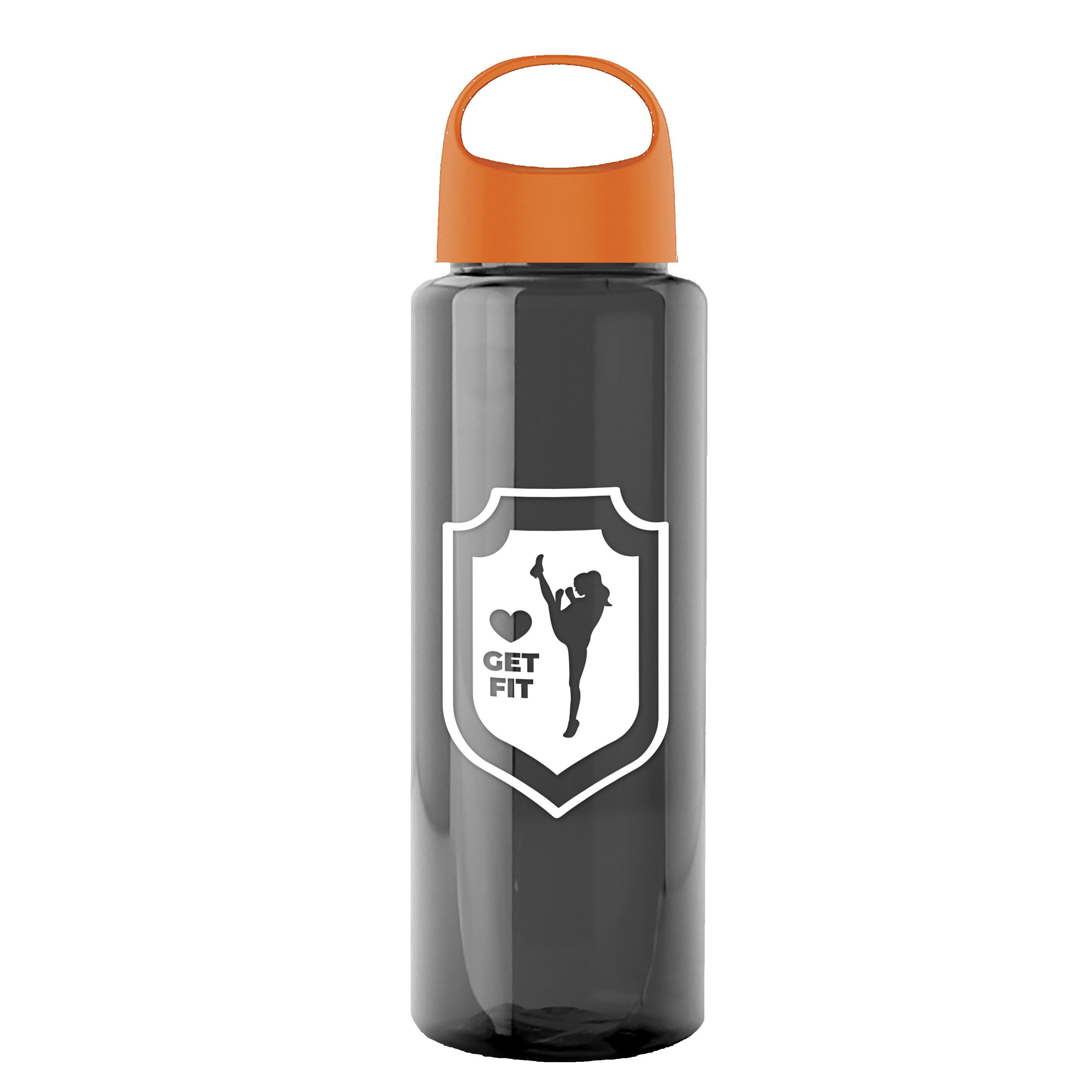 Garyline® Slim Fit RPET Bottle with Oval Crest Lid - 32 oz. 2