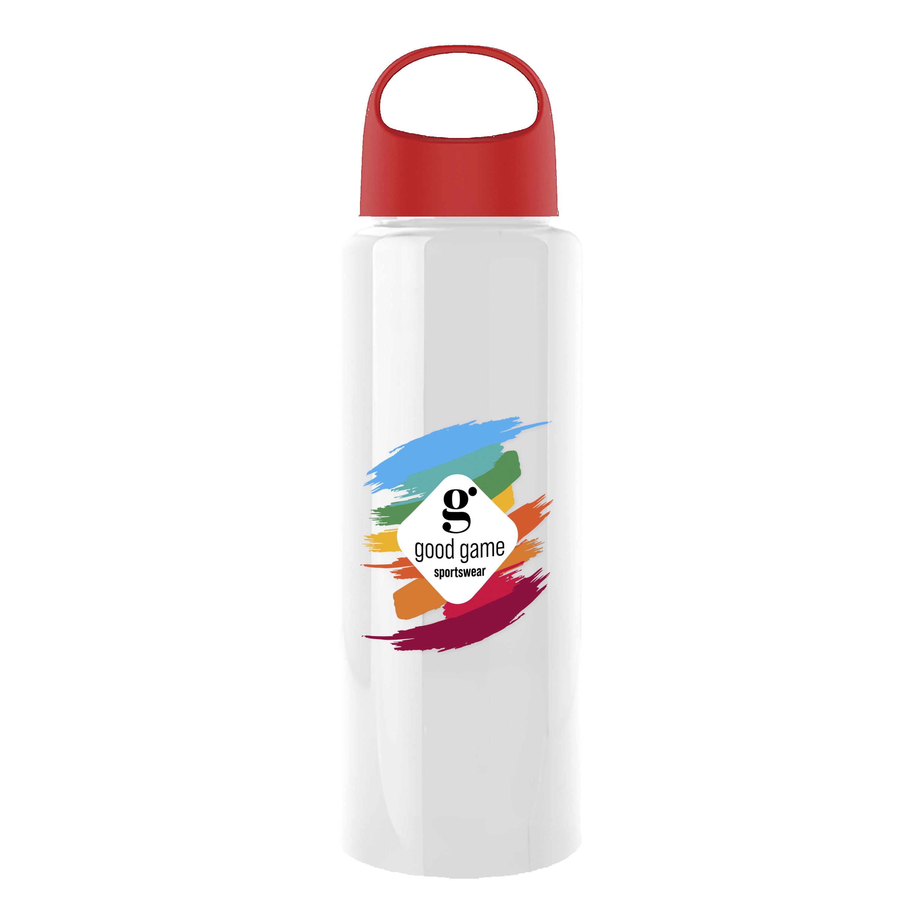 Garyline® Slim Fit RPET Bottle with Oval Crest Lid - 32 oz. 2
