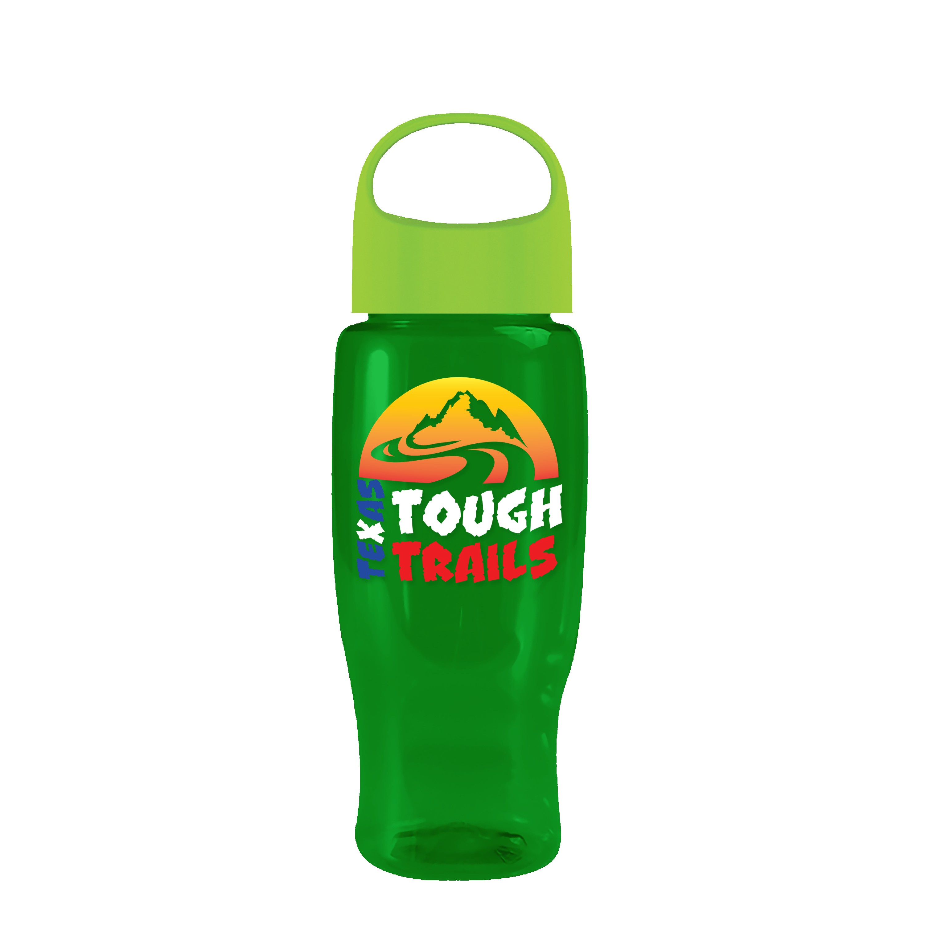 Garyline® Poly+ Recycled Bottle with Oval Crest Lid - 27 oz. 2