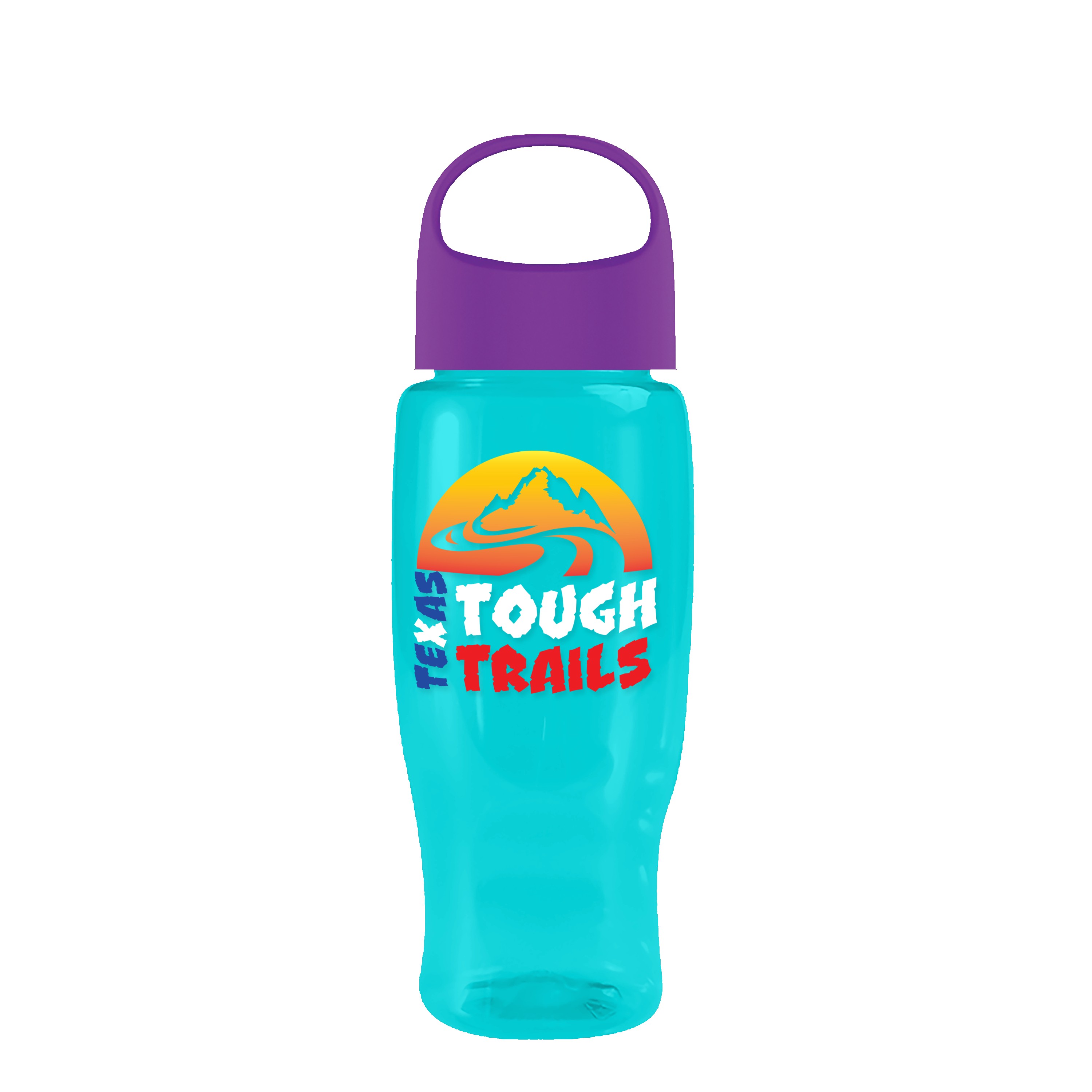 Garyline® Poly+ Recycled Bottle with Oval Crest Lid - 27 oz. 2