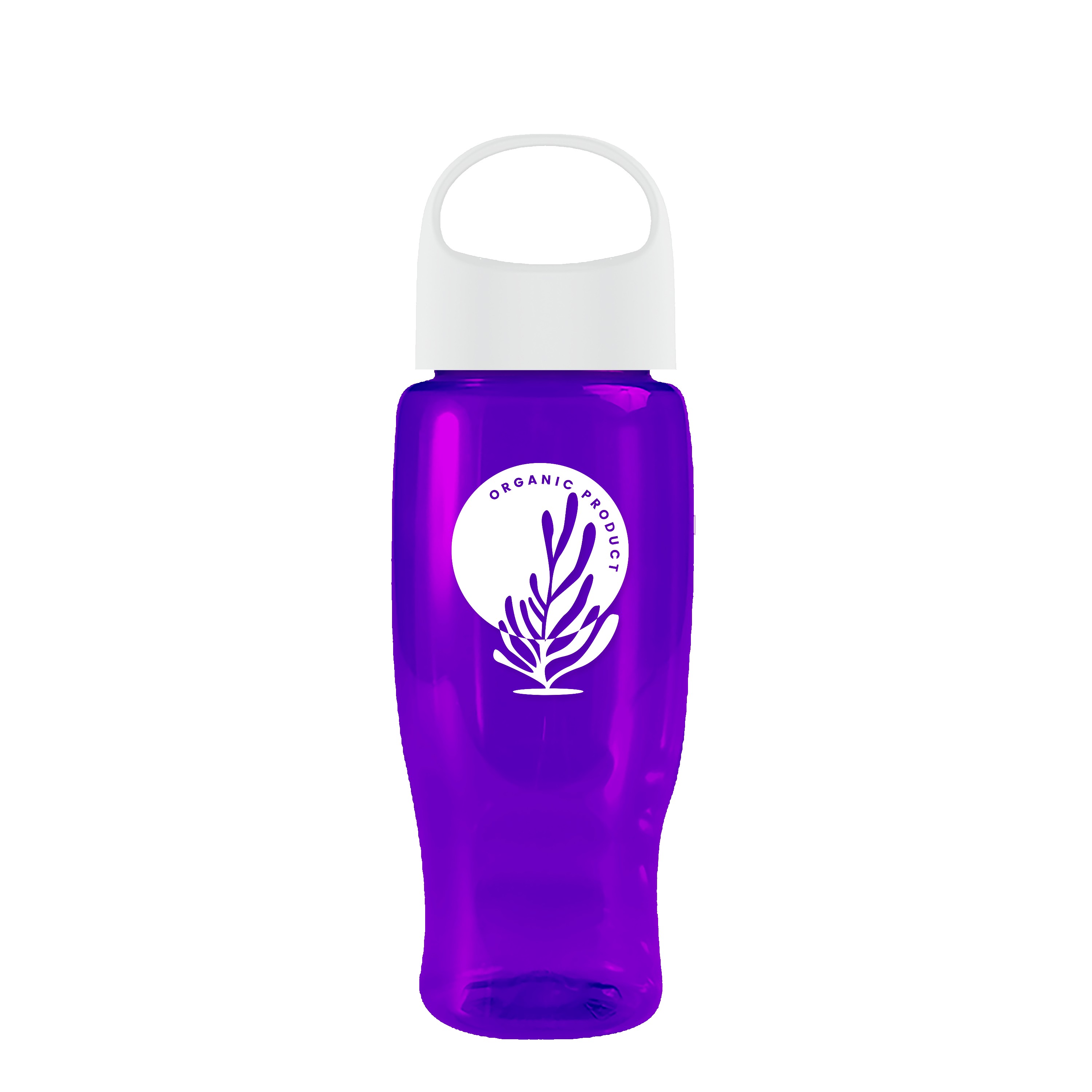 Garyline® Poly+ Recycled Bottle with Oval Crest Lid - 27 oz. 2