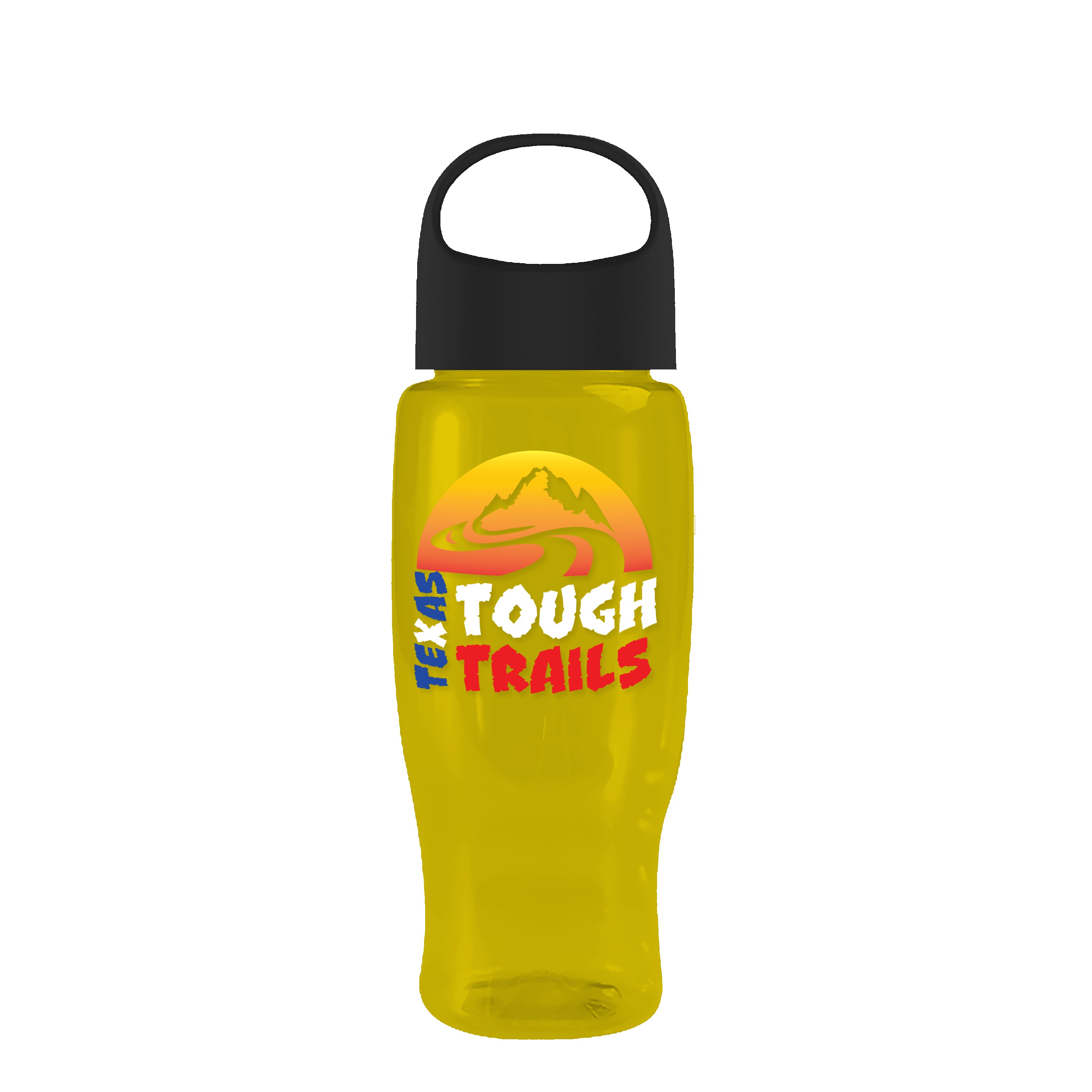Garyline® Poly+ Recycled Bottle with Oval Crest Lid - 27 oz. 2