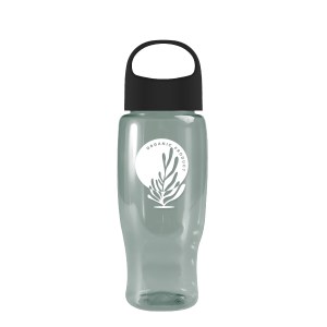Garyline® Poly+ Recycled Bottle with Oval Crest Lid - 27 oz. 2 Garyline® Poly+ Recycled Bottle with Oval Crest Lid - 27 oz. 2