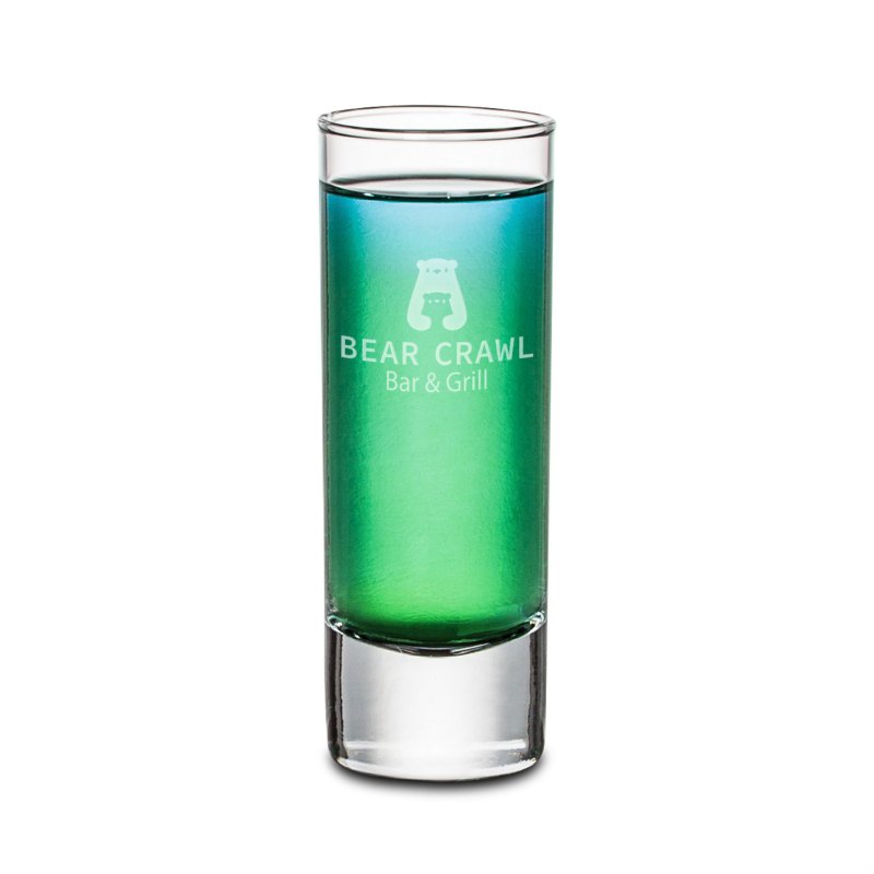 Neon Nights Shot Glass - 2 oz. 2 Neon Nights Shot Glass - 2 oz. 2