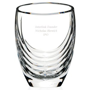 MARIO CIONI Siena Clear Crystal Vase 2 MARIO CIONI Siena Clear Crystal Vase 2