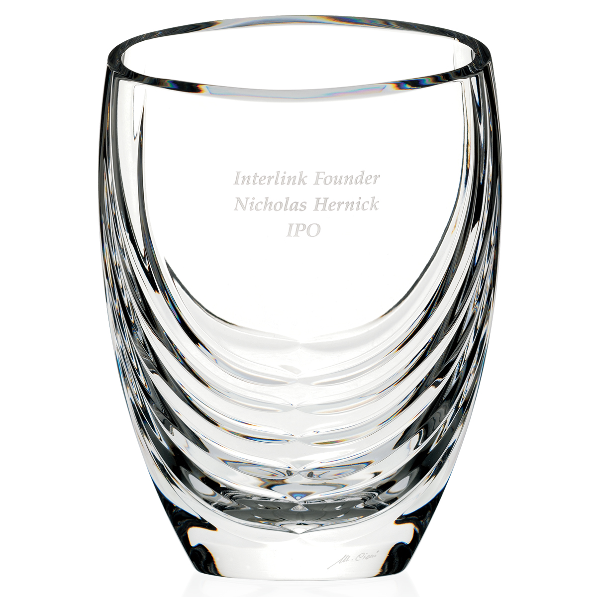 Siena Clear Crystal Vase 2 Siena Clear Crystal Vase 2
