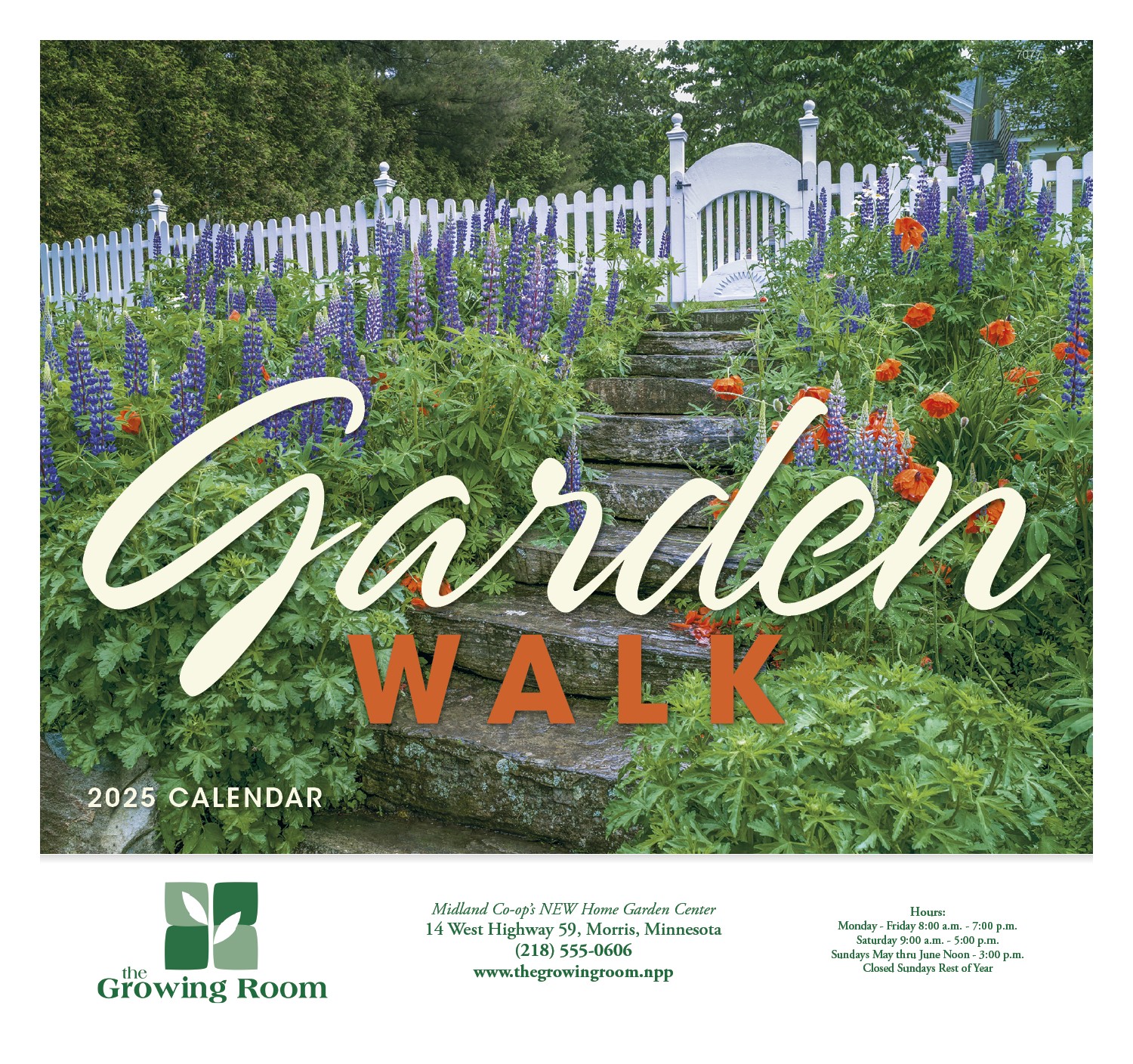Good Value™ Garden Walk - Stapled Calendar 2