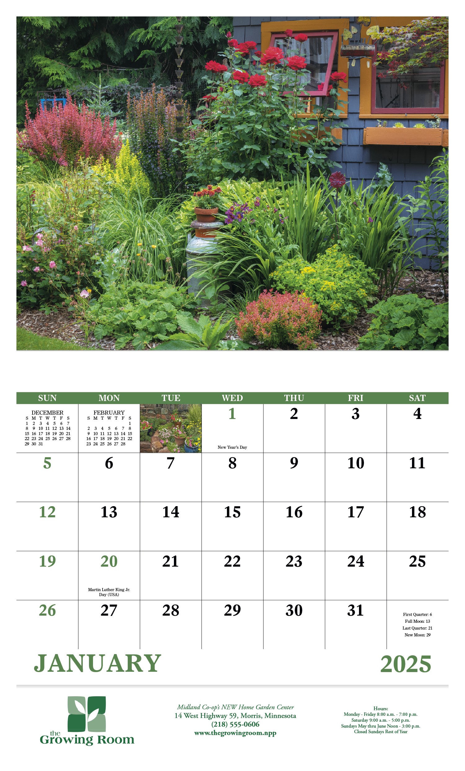 Good Value™ Garden Walk - Stapled Calendar 2