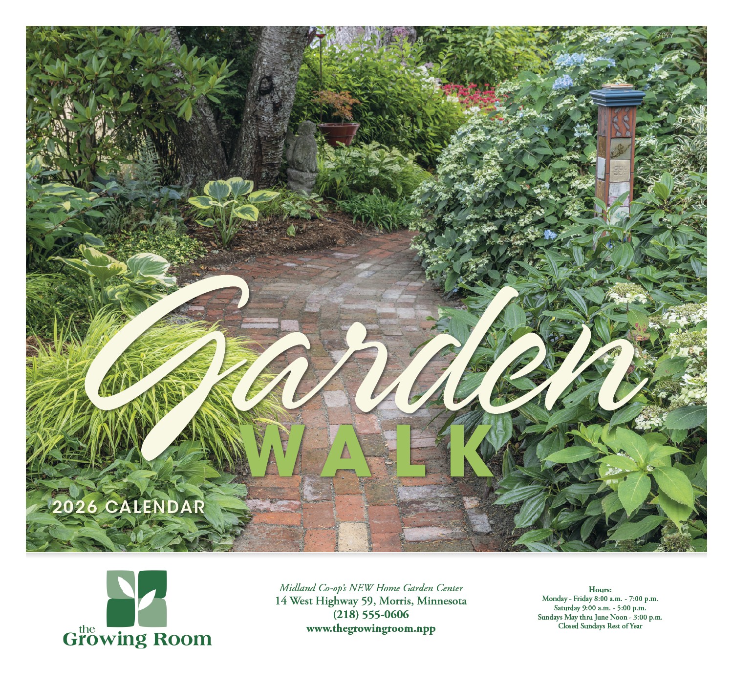 Good Value™ Garden Walk - Stapled Calendar 2