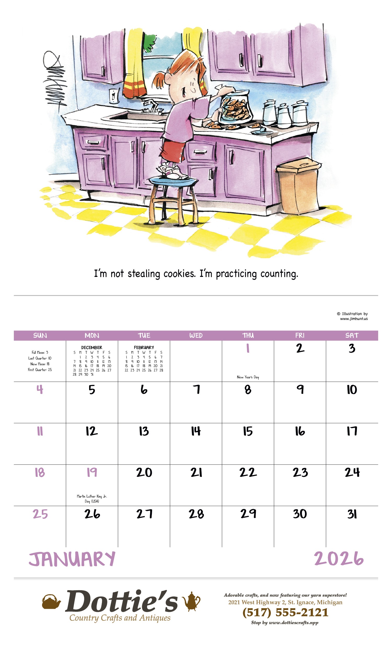 Good Value™ Laughing It Up - Stapled Calendar 2