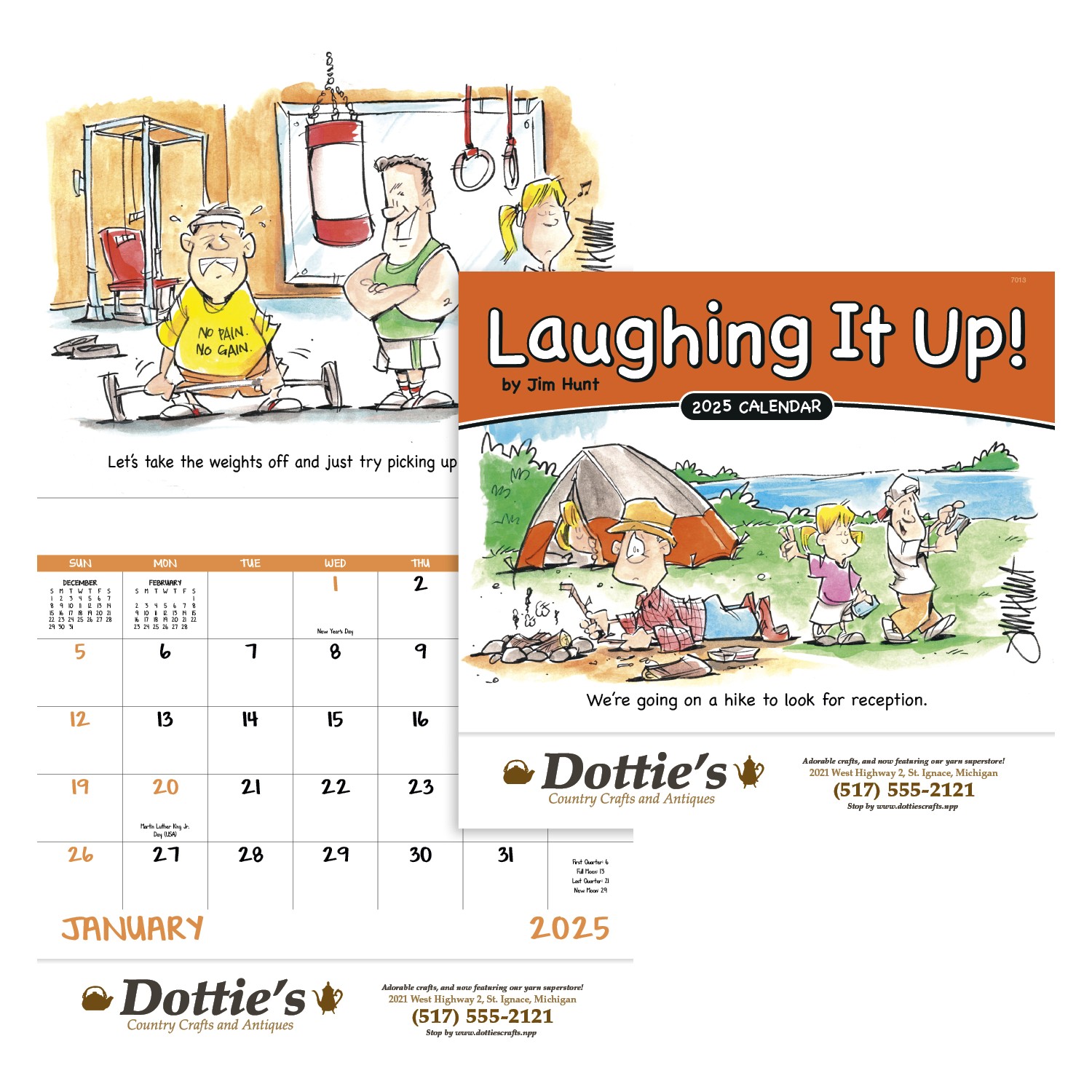 Good Value™ Laughing It Up - Stapled Calendar 2