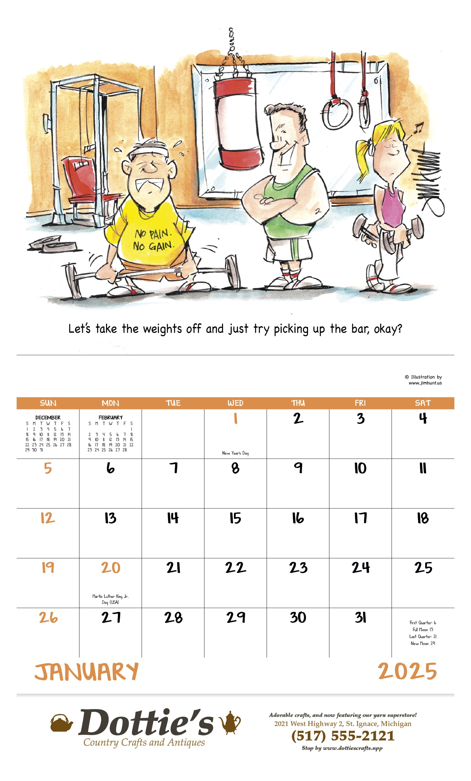 Good Value™ Laughing It Up - Stapled Calendar 2