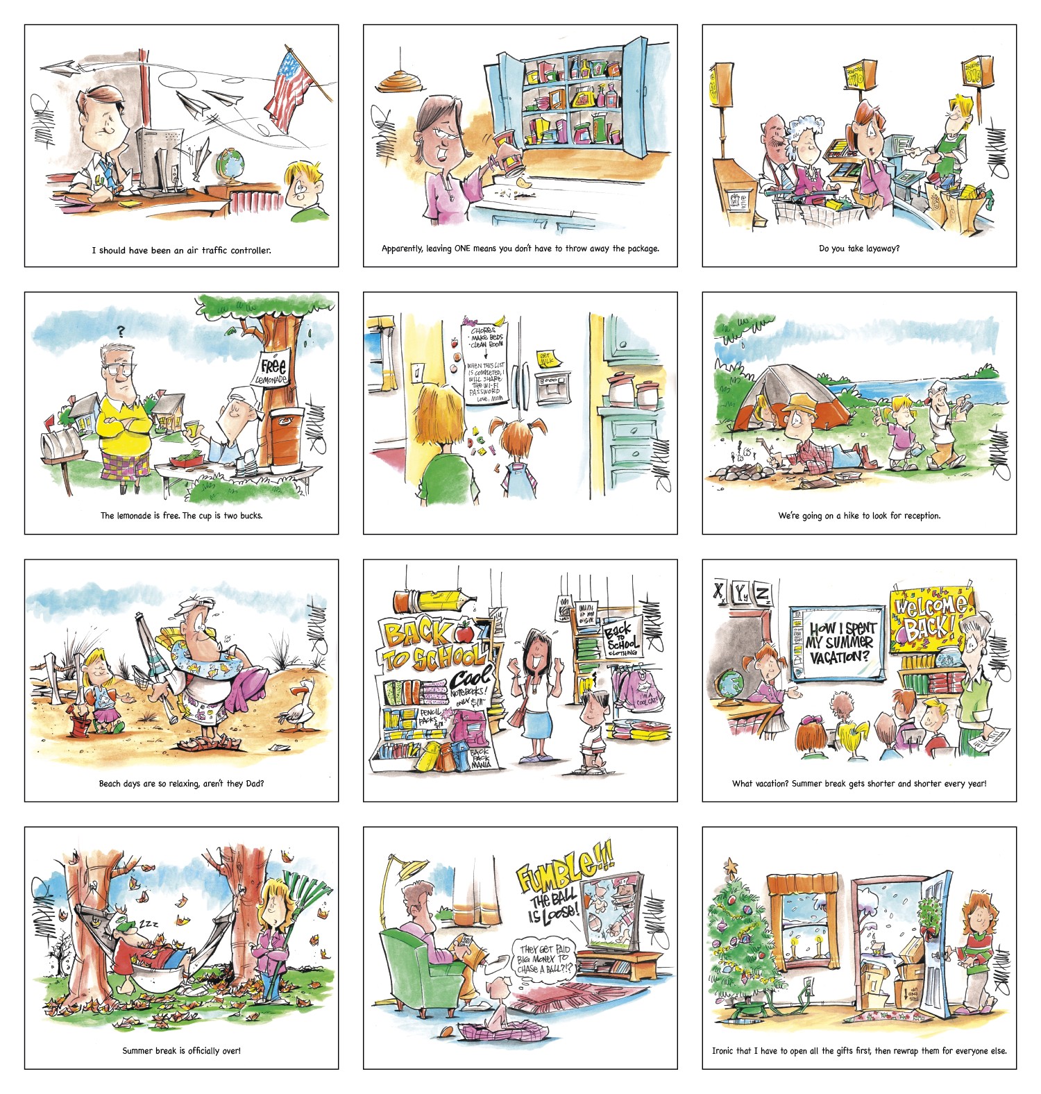 Good Value™ Laughing It Up - Stapled Calendar 2