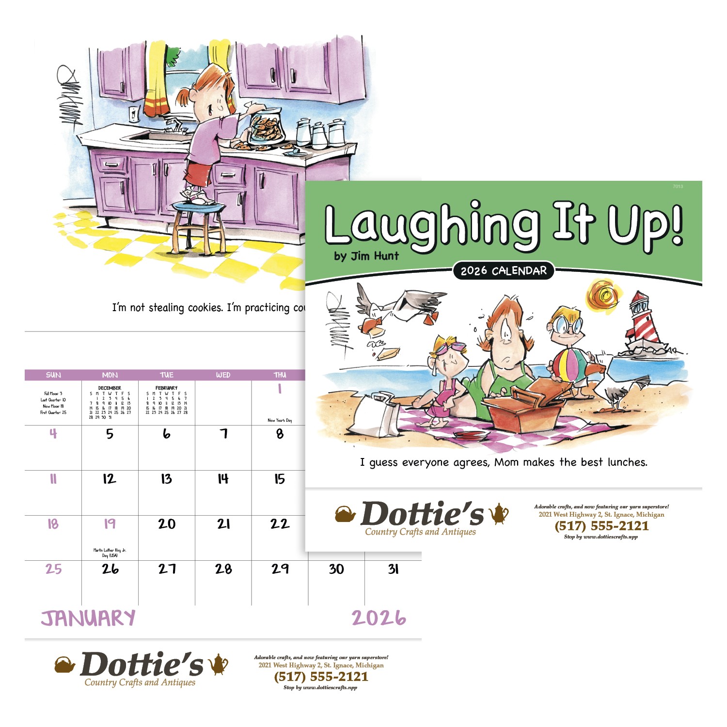 Good Value™ Laughing It Up - Stapled Calendar 2