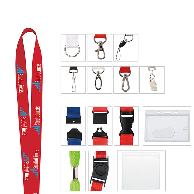Universal Source® 1" Polyester Woven Lanyard 2 Universal Source® 1" Polyester Woven Lanyard 2