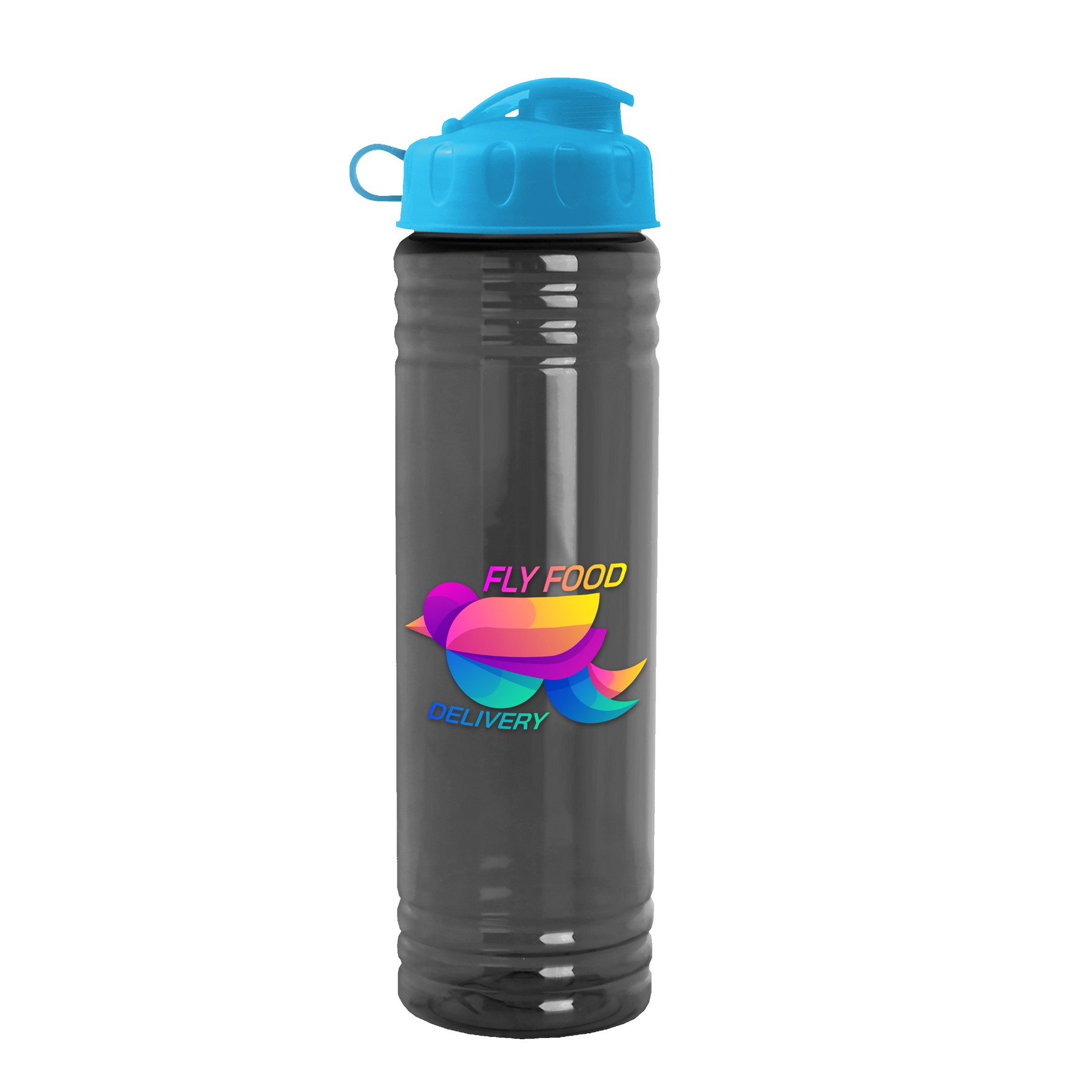 Garyline® Slim Fit RPET Bottle with Flip Lid - 24 oz. 2