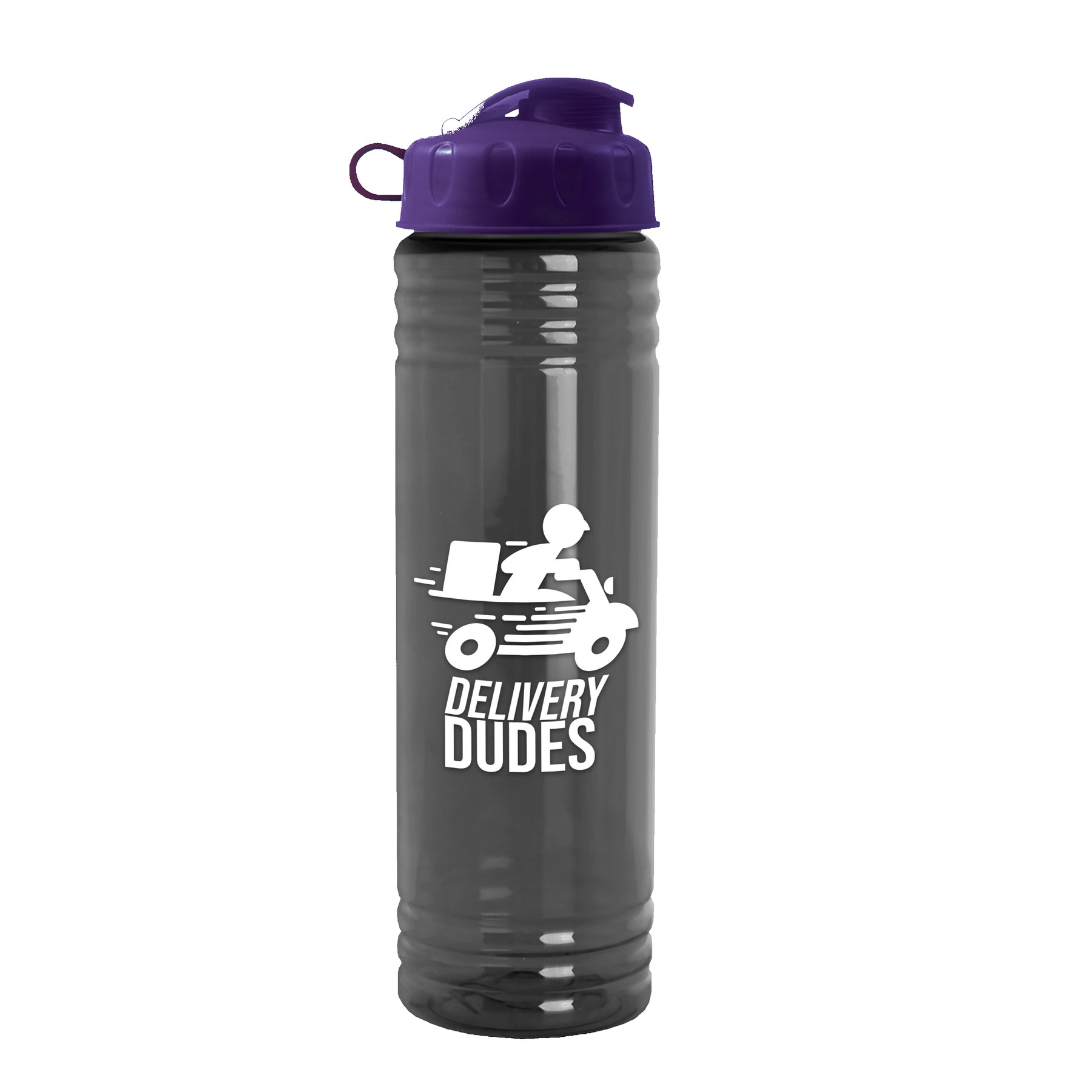 Garyline® Slim Fit RPET Bottle with Flip Lid - 24 oz. 2