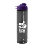 Garyline® Slim Fit RPET Bottle with Flip Lid - 24 oz. - RP24F_smoke_bottle_violet_lid_1c.png Garyline® Slim Fit RPET Bottle with Flip Lid - 24 oz. - RP24F_smoke_bottle_violet_lid_1c.png