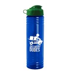 Garyline® Slim Fit RPET Bottle with Flip Lid - 24 oz. - RP24F_translucentblue_bottle_green_lid_1c.png Garyline® Slim Fit RPET Bottle with Flip Lid - 24 oz. - RP24F_translucentblue_bottle_green_lid_1c.png