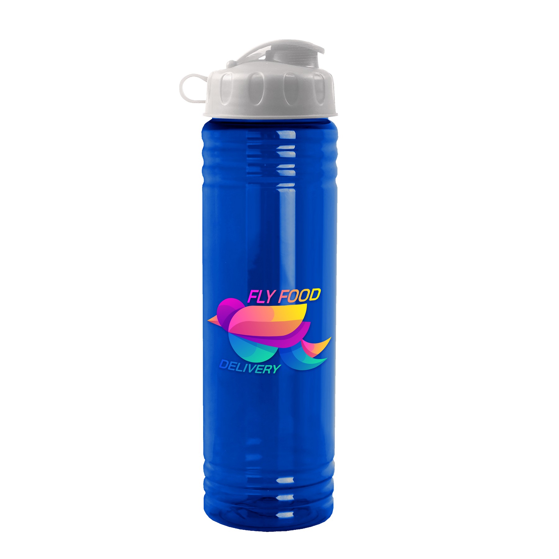 Garyline® Slim Fit RPET Bottle with Flip Lid - 24 oz. 2
