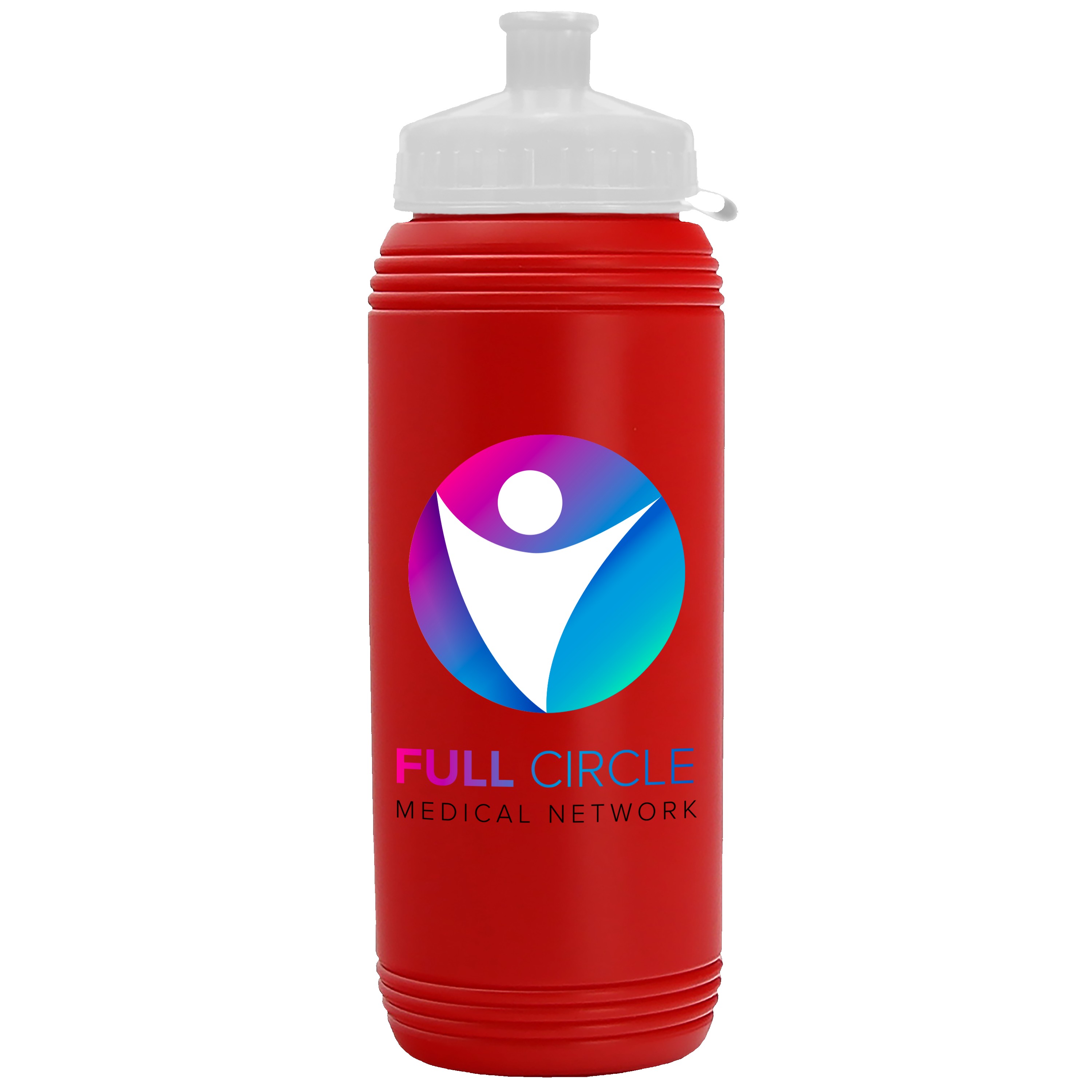 Garyline® Pint Sport Bottle with Tethered Push-Pull Lid - 16 oz. 2