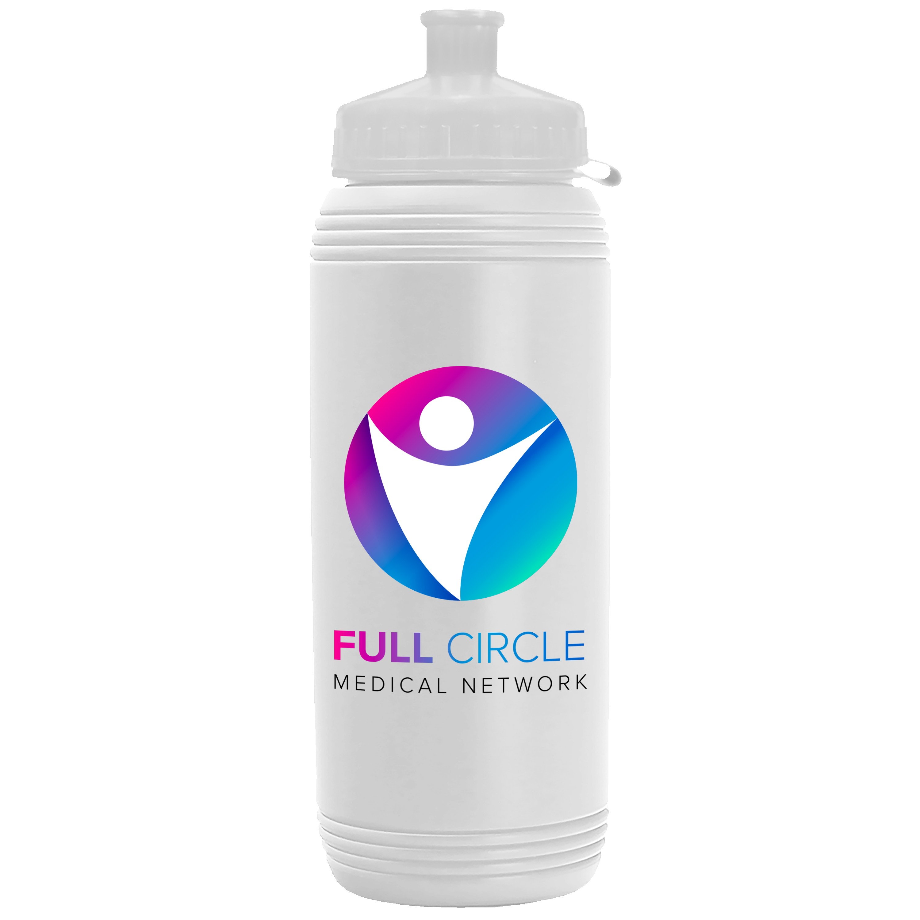 Garyline® Pint Sport Bottle with Tethered Push-Pull Lid - 16 oz. 2