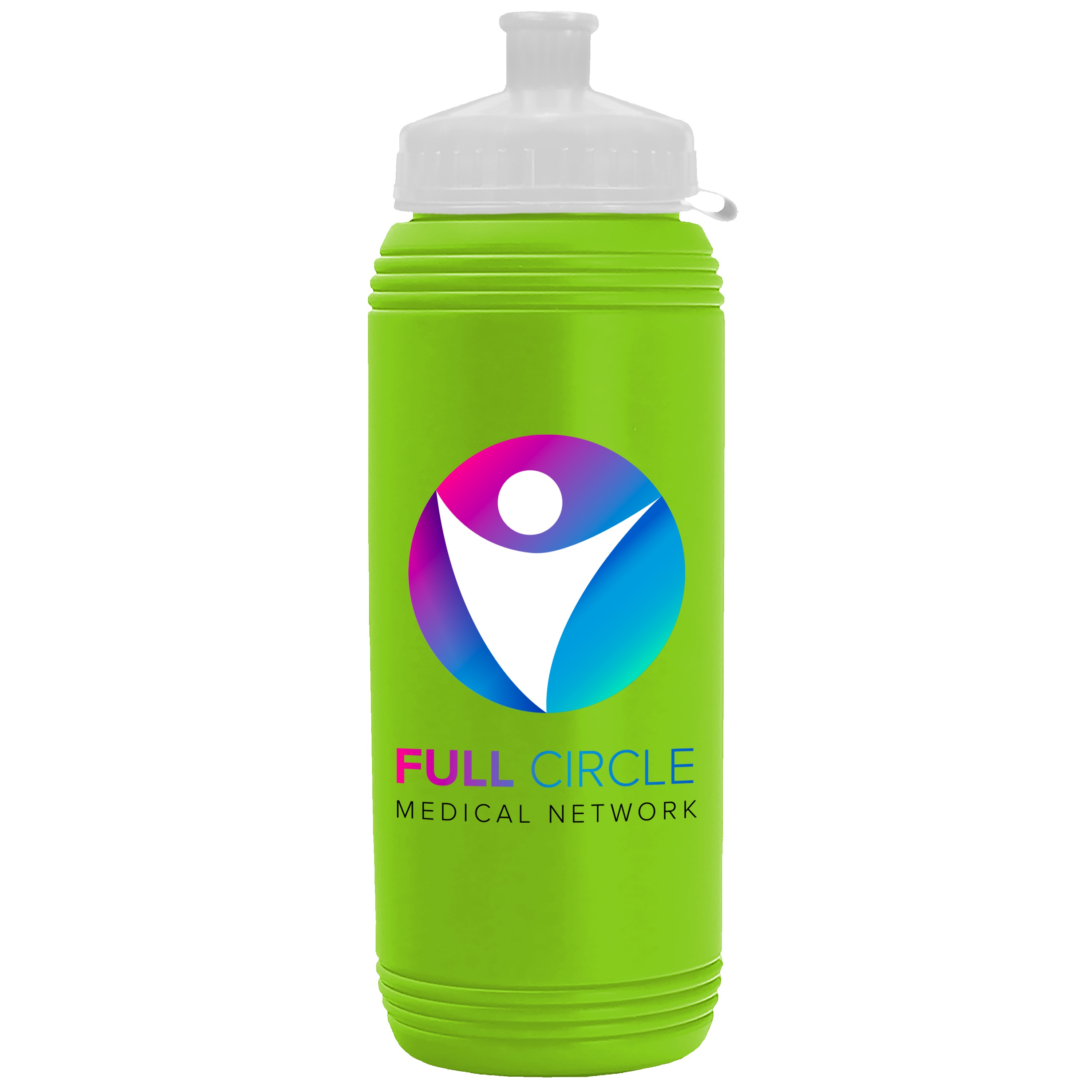 Garyline® Pint Sport Bottle with Tethered Push-Pull Lid - 16 oz. 2