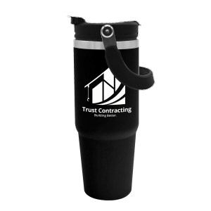 Garyline® Bravo Stainless Steel Bottle with 2-in-1 Flip-Straw Lid - 30 oz. 2 Garyline® Bravo Stainless Steel Bottle with 2-in-1 Flip-Straw Lid - 30 oz. 2